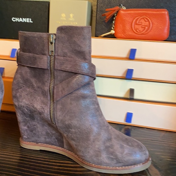 Johnston & Murphy wedge leather booties - Picture 10 of 17